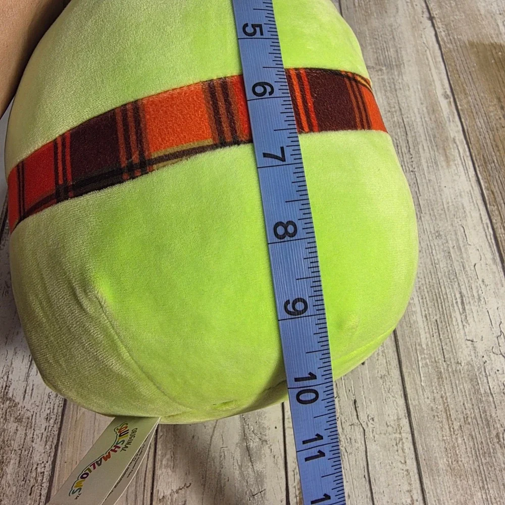 Squishmallows Wendy the Frog 8 Inch Holiday Plush with Plaid Scarf Green 2022